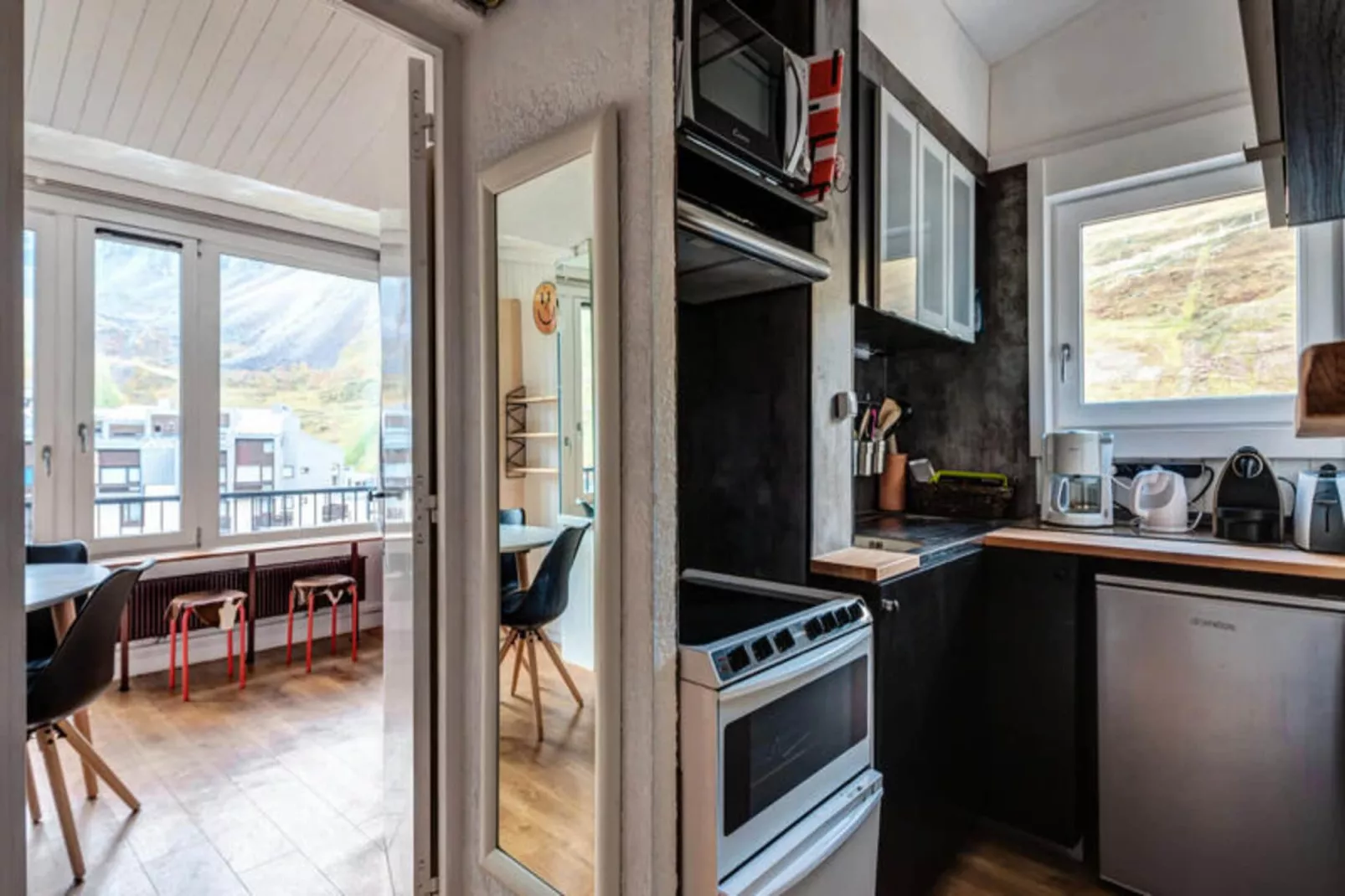 Appartement à Tignes avec accès direct aux pistes-Cuisine