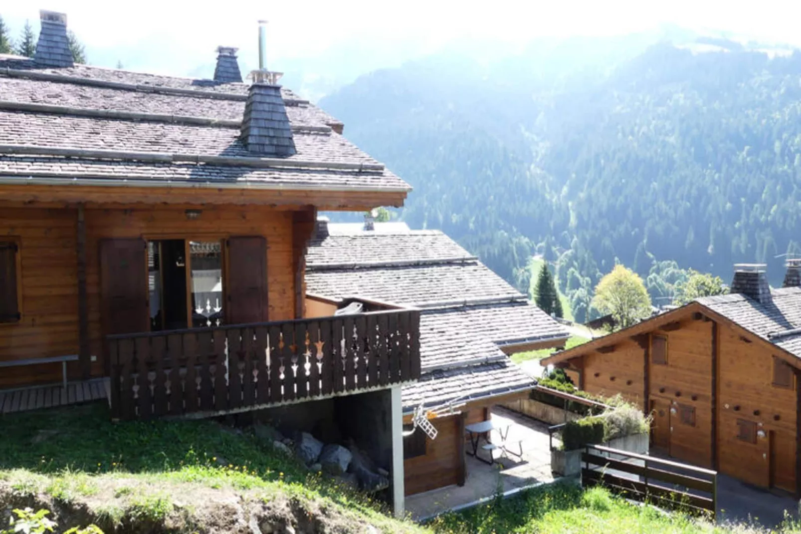 Chalets à La Clusaz-Außenbereich Sommer