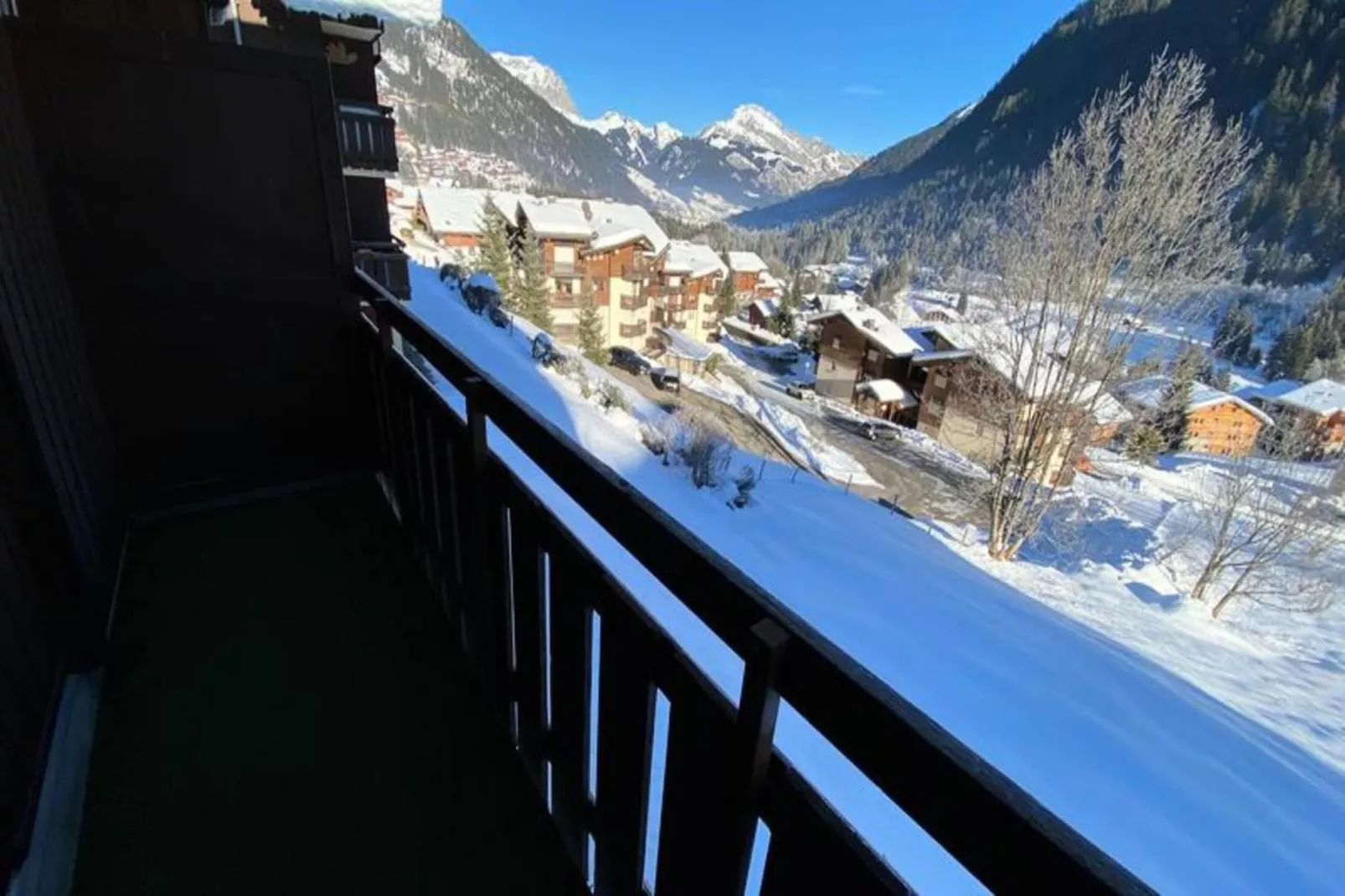 Résidence Chaumiere Des Neiges-Vue d'hiver