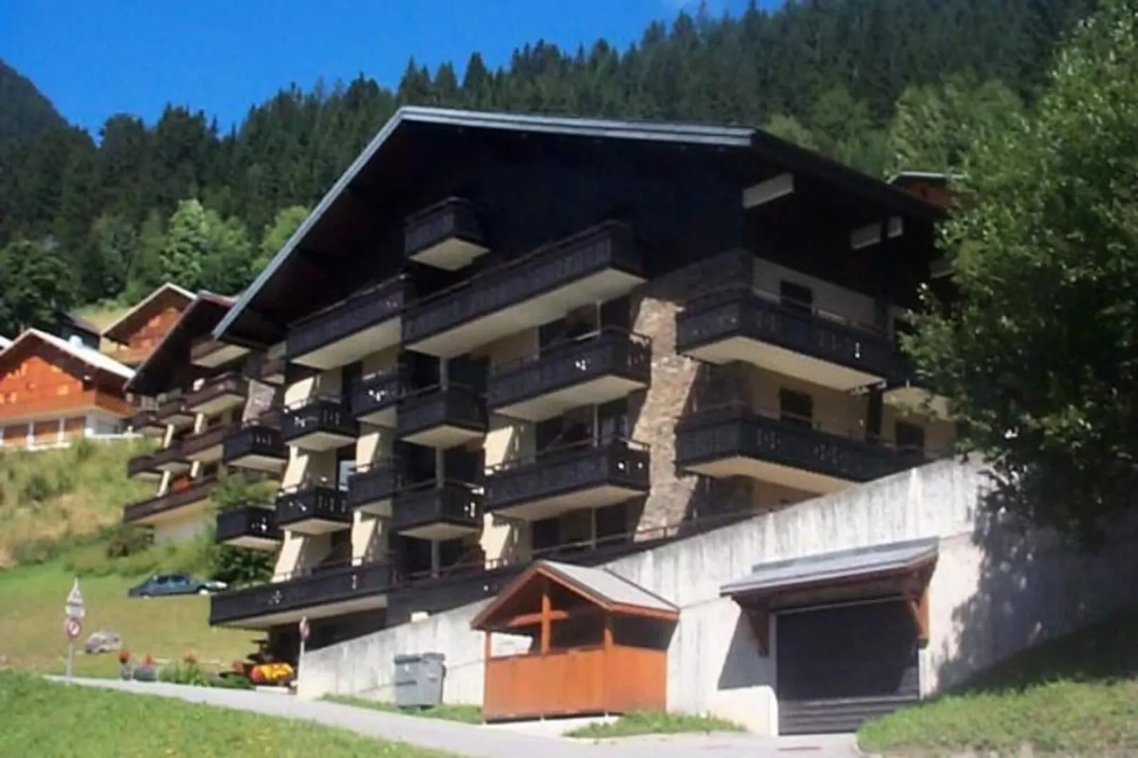 Résidence Le Yeti-Außenbereich Sommer