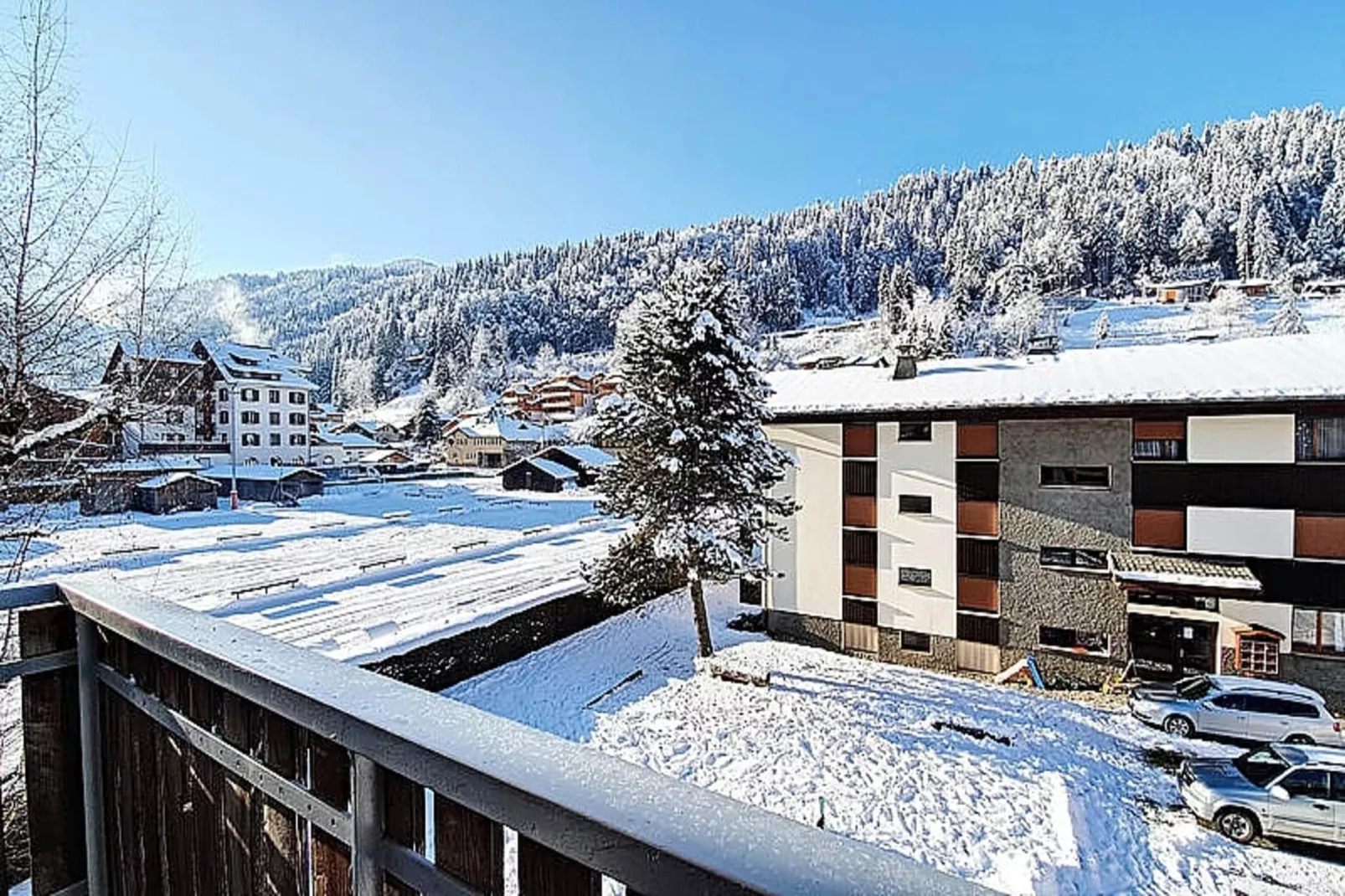 Appartements à Morzine-View in winter