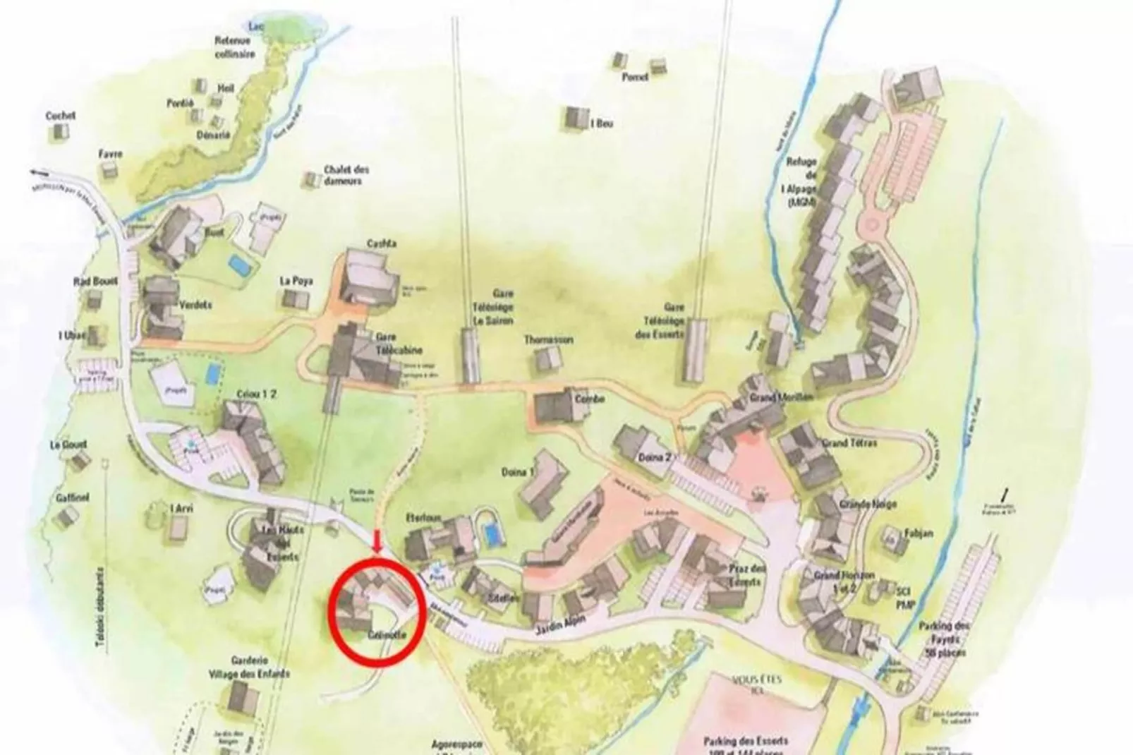 Résidence Gelinotte-Außenbereich Sommer