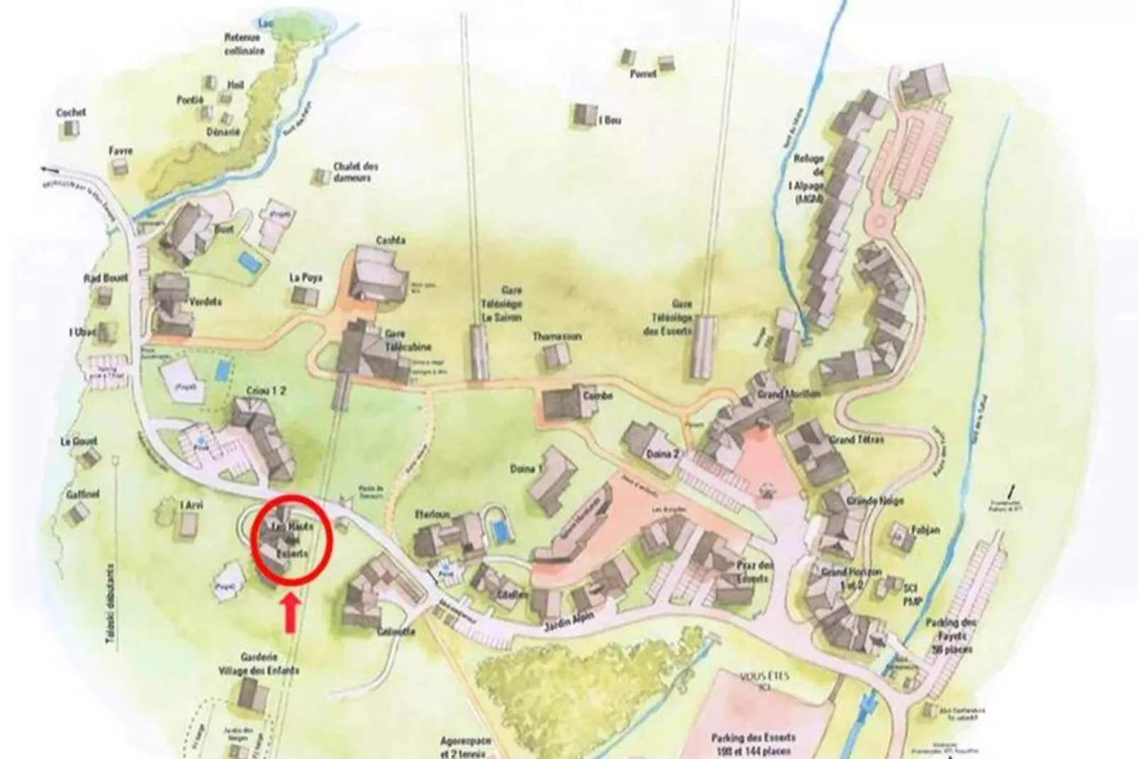 Résidence Hauts Des Esserts-Küche