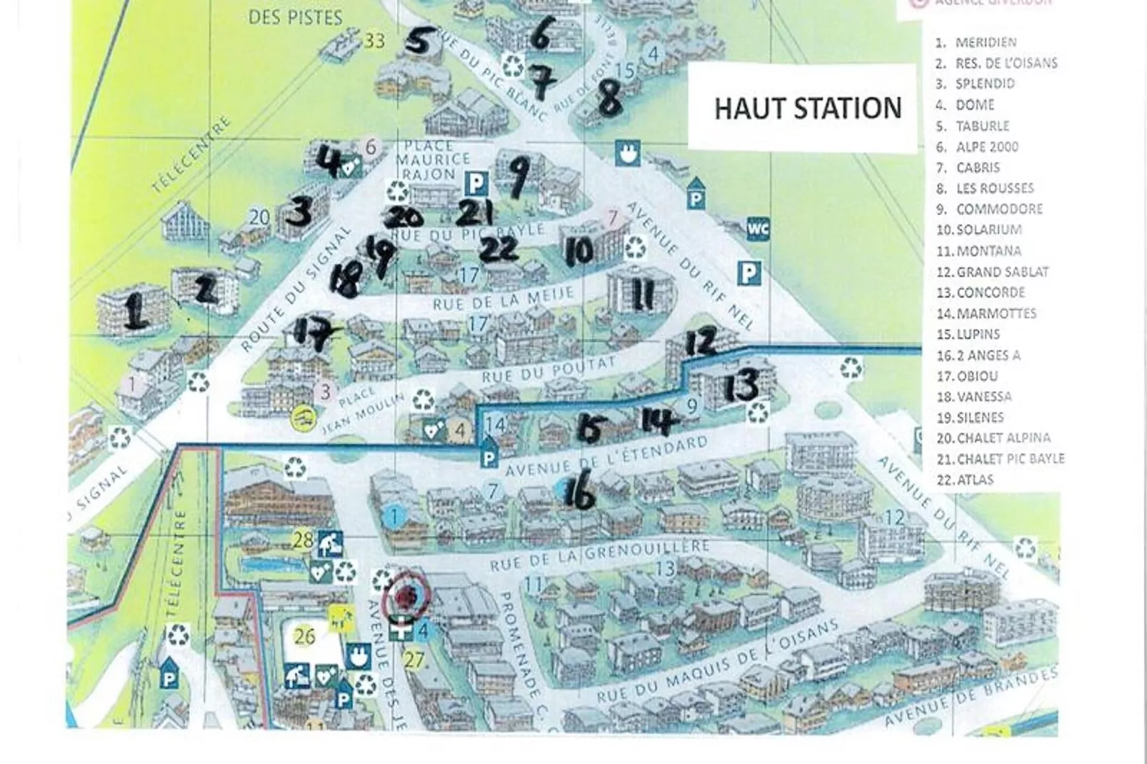 Résidence Taburle-Gebiet Winter 5 km