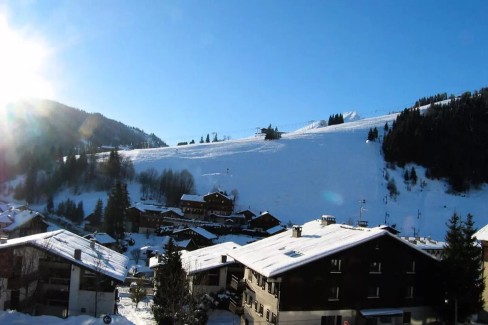 Studio à La Clusaz-Aussicht Winter