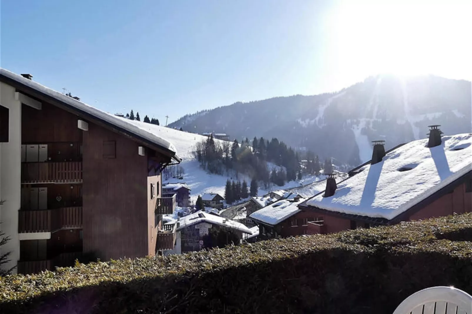 Appartements à La Clusaz-View in winter