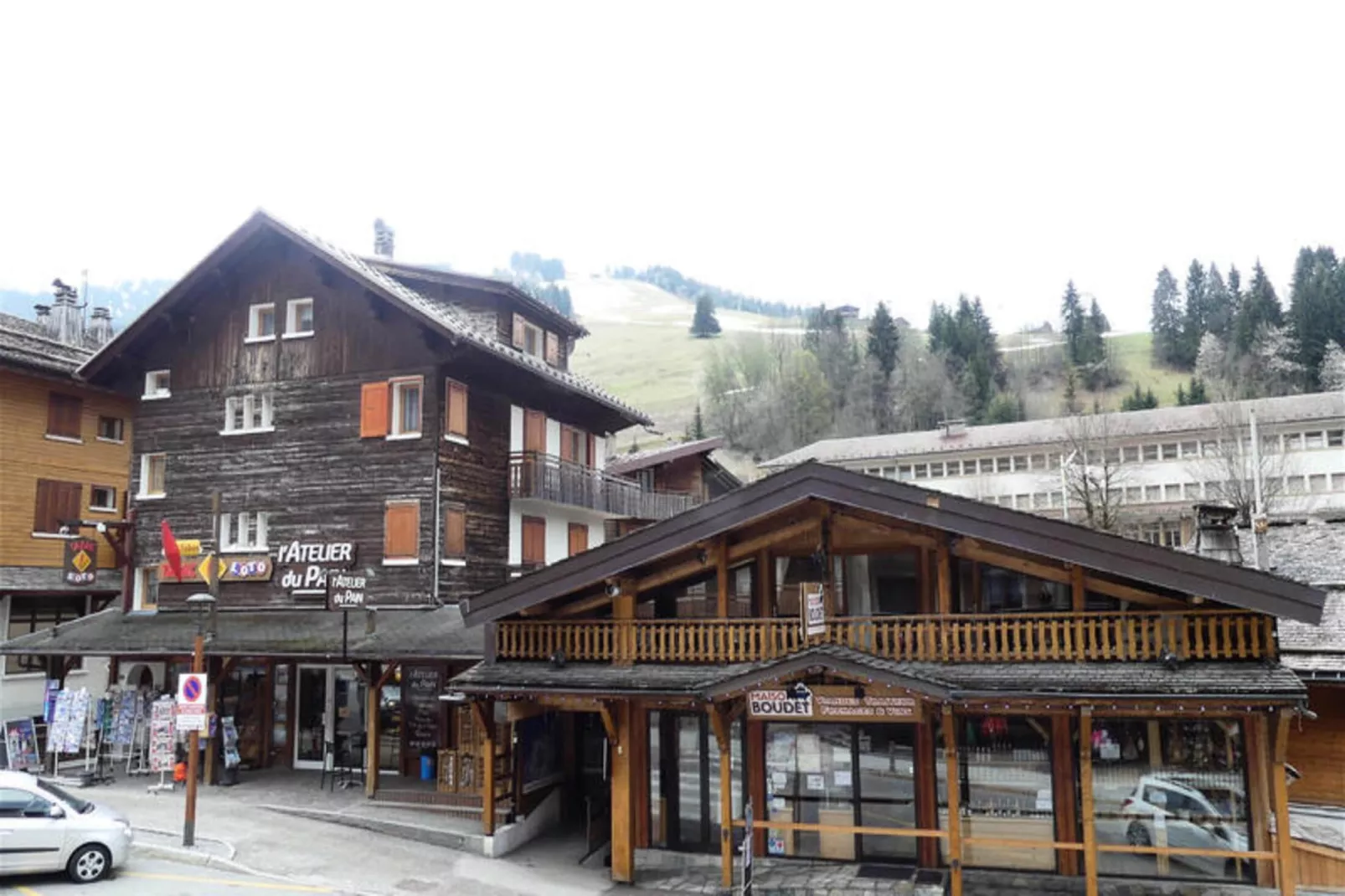 Appartements à La Clusaz-Exterior in winter