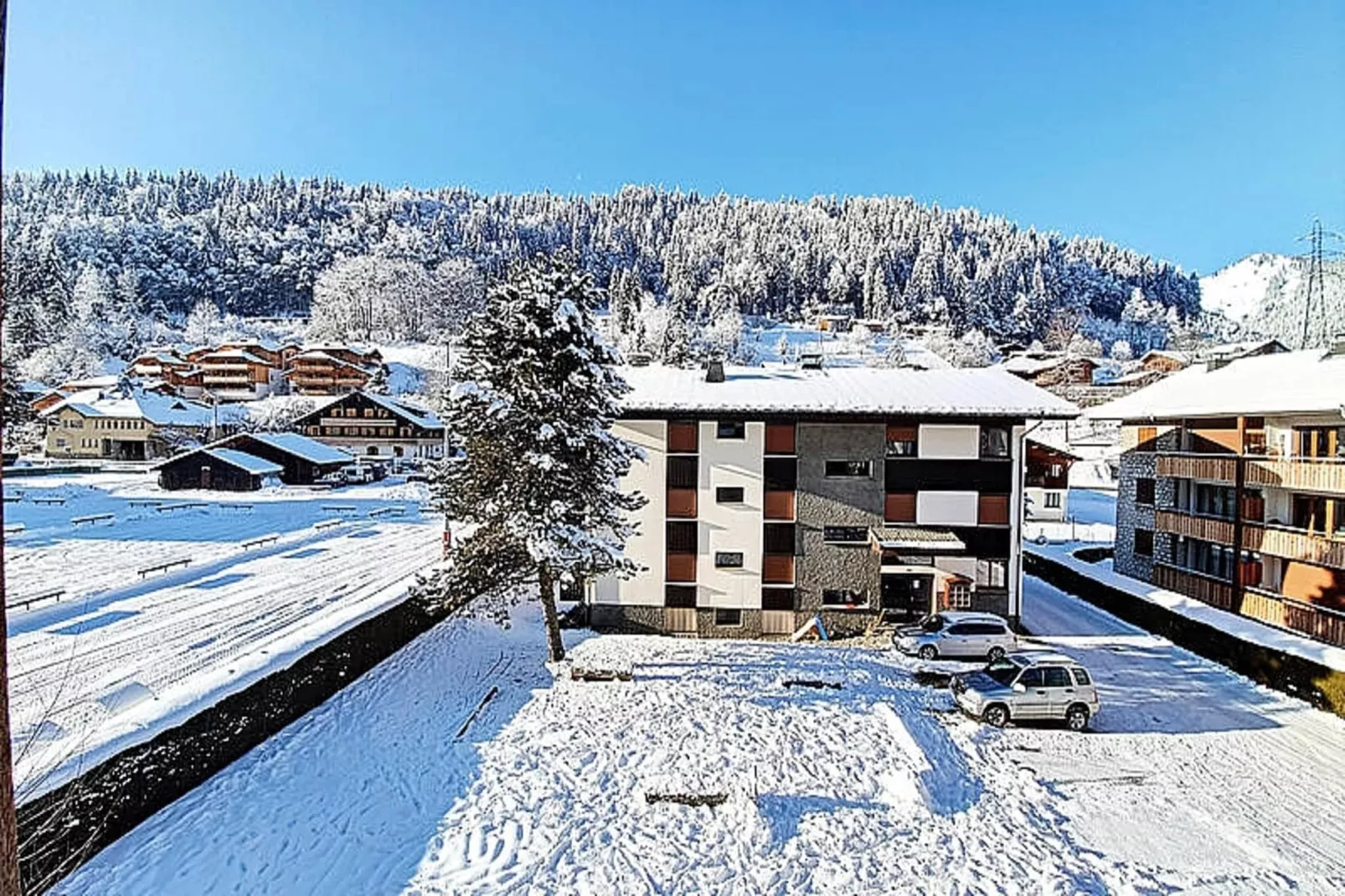 Appartements à Morzine-View in winter