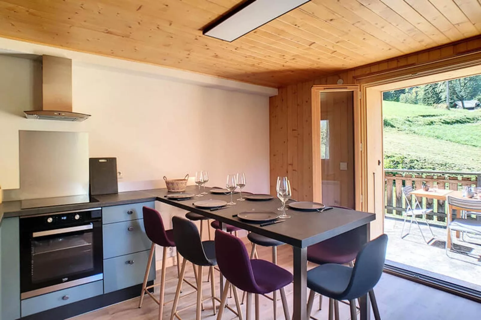 Appartements à Saint Jean d'Aulps-Dining room