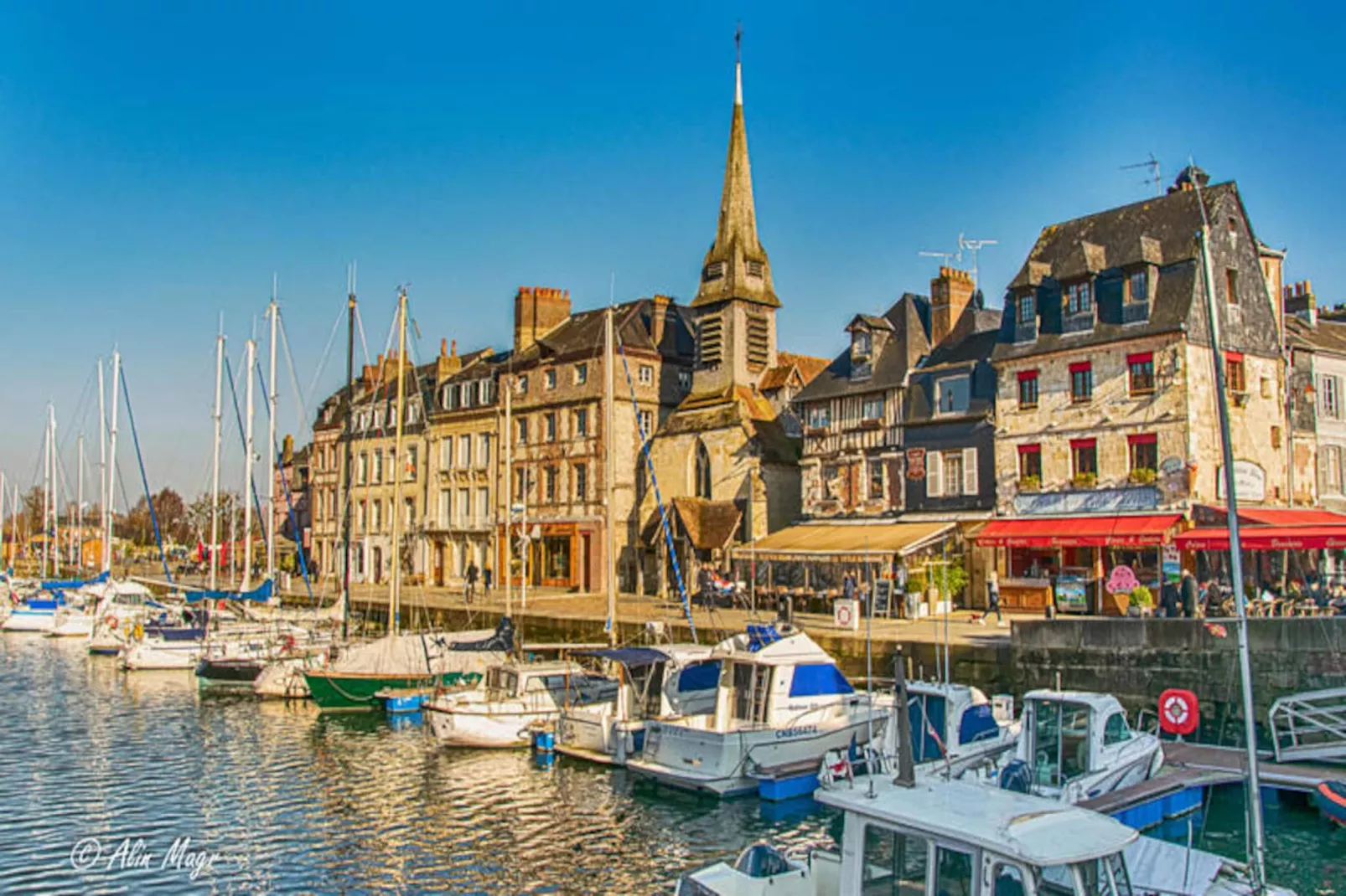 ⭐ Vue Baie De Seine - Parking - Pont De Normandie-Image-tags.
