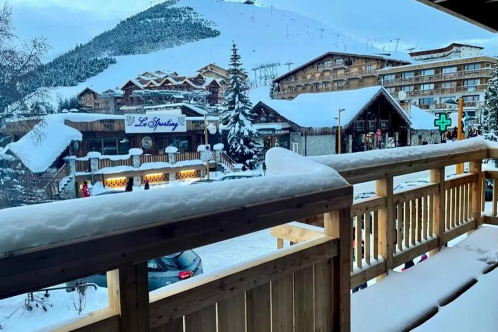 Résidence Res.de L'alpe - Terrasse/Balkon