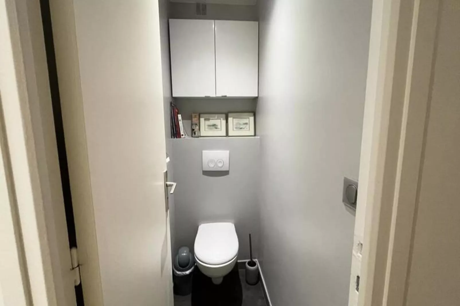 Superbe Appartement Avec Balcon, Garage, 3ch, &agrave; 5min De La Plage-Bathroom