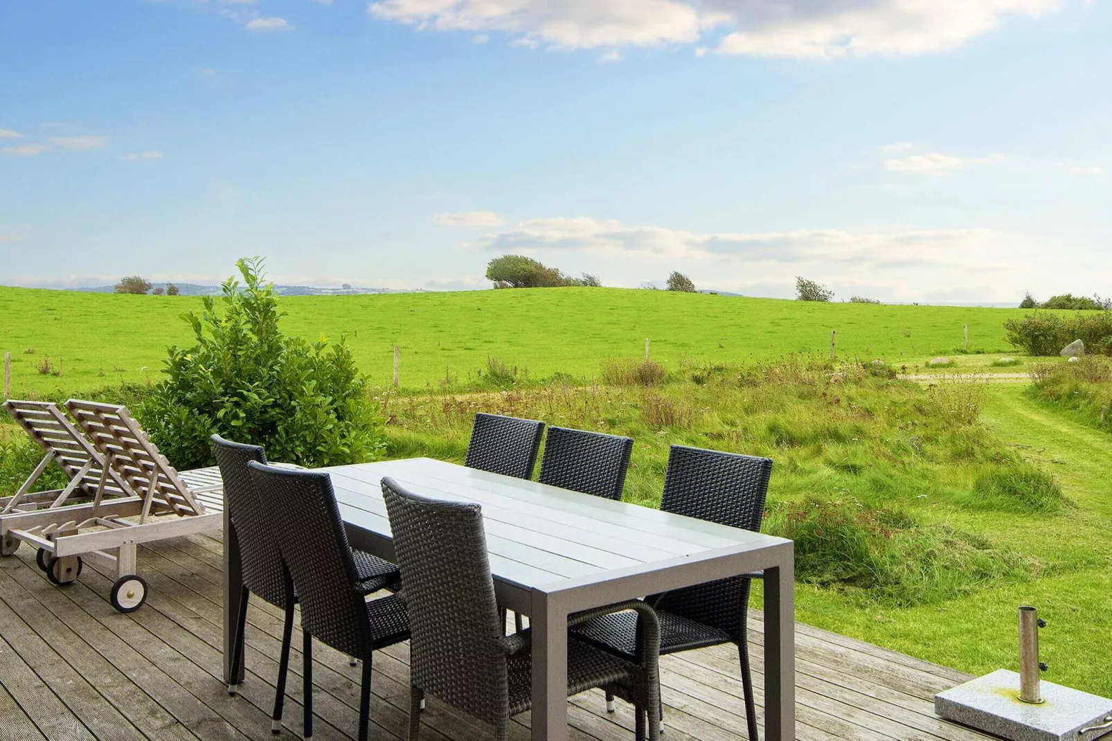 8 person holiday home in Knebel-Water view