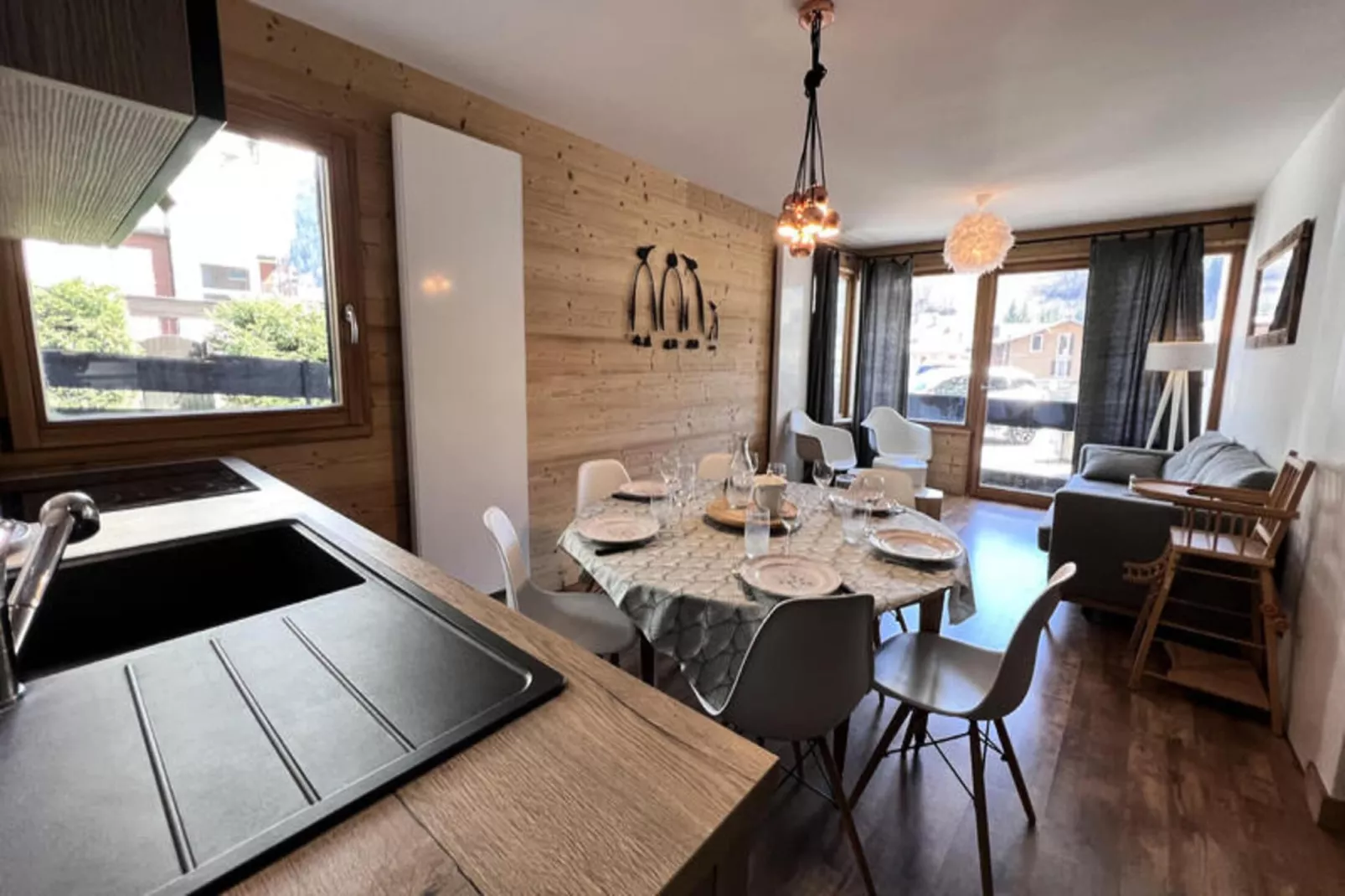 Appartements à La Clusaz-Extérieur hiver