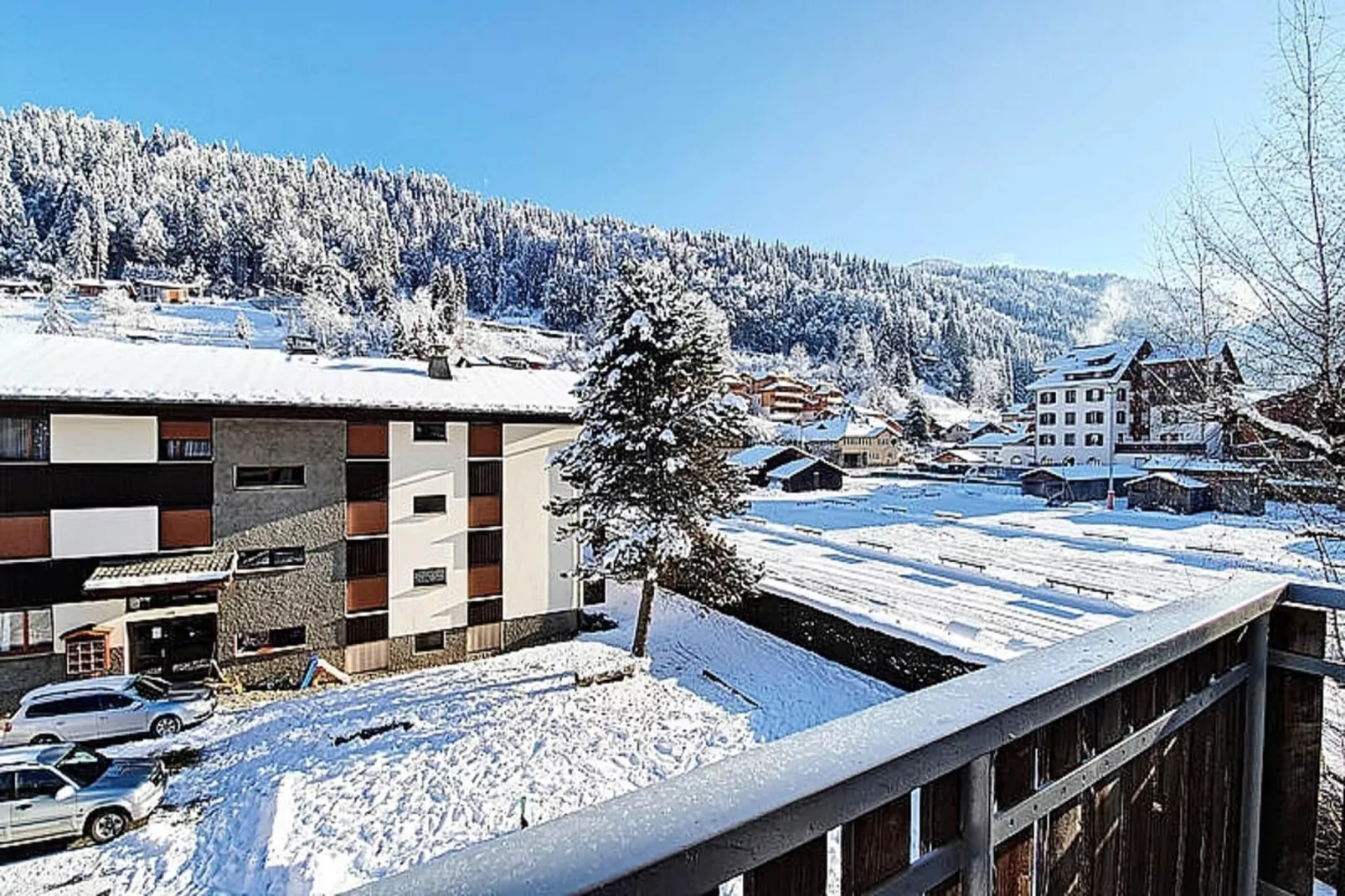 Appartements à Morzine-View in winter