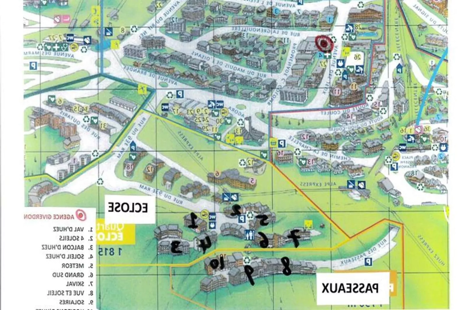 Résidence Balcons D'huez-Gebiete Sommer 20 km