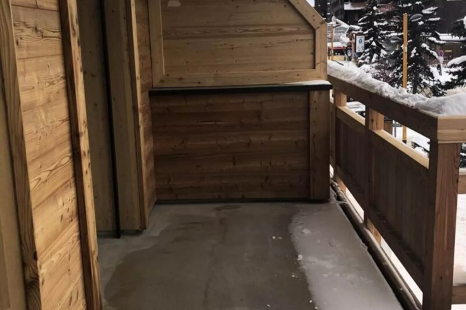 Résidence Res.de L'alpe - Terrasse/Balkon