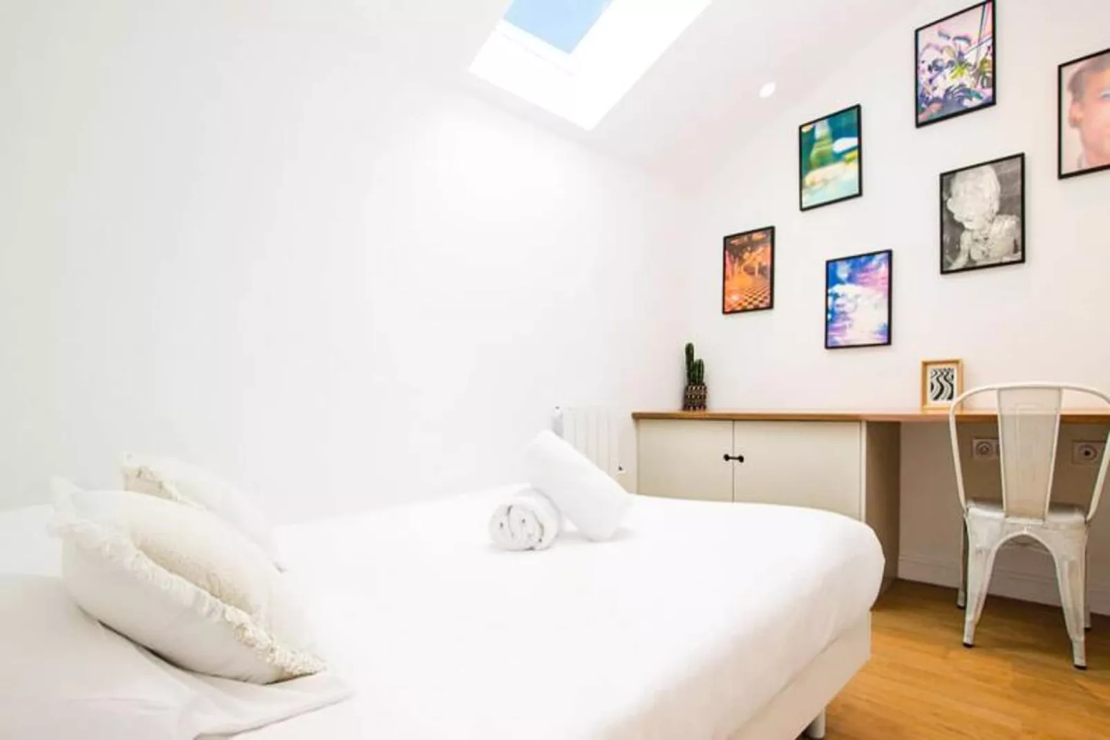 Superbe Maison Au Coeur De La Ville &agrave; Deux Pas De La C&ocirc;te Des Basques-Schlafzimmer