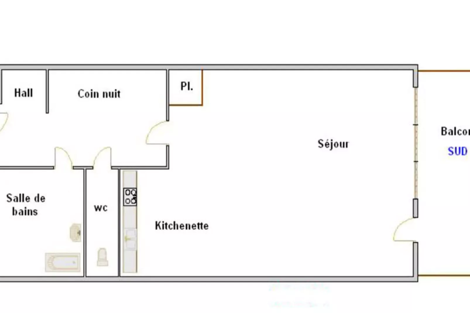 Studio à La Clusaz-Parkeinrichtungen