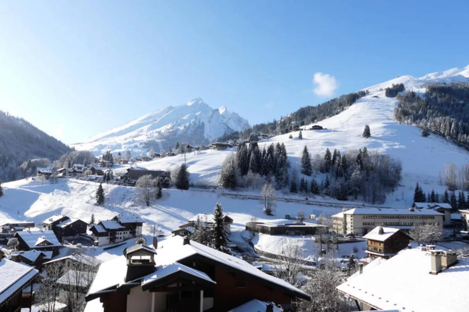 Studio à La Clusaz-Aussicht Winter