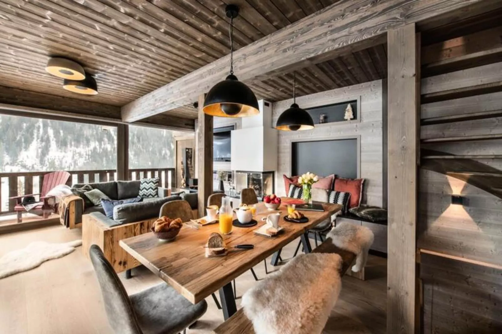 Chalet L'alpaga D-Außenbereich Winter