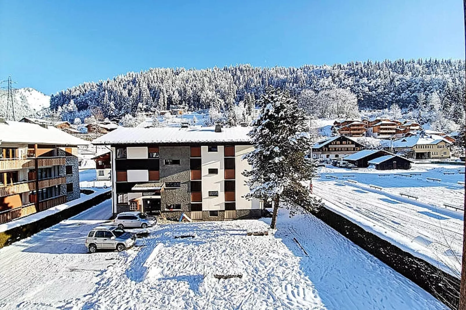 Appartements à Morzine-View in winter