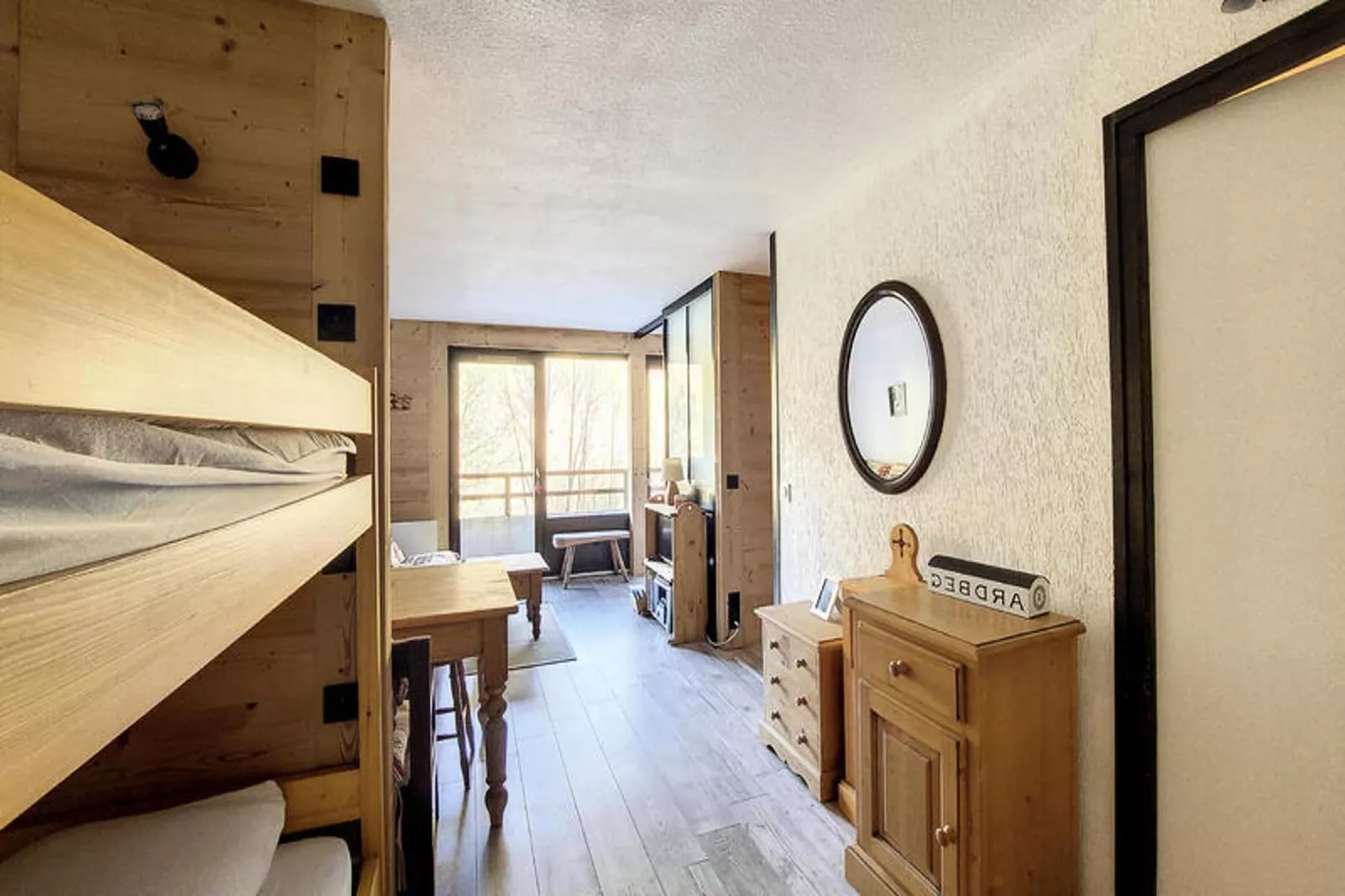 Appartements à Saint Jean d'Aulps-Schlafzimmer