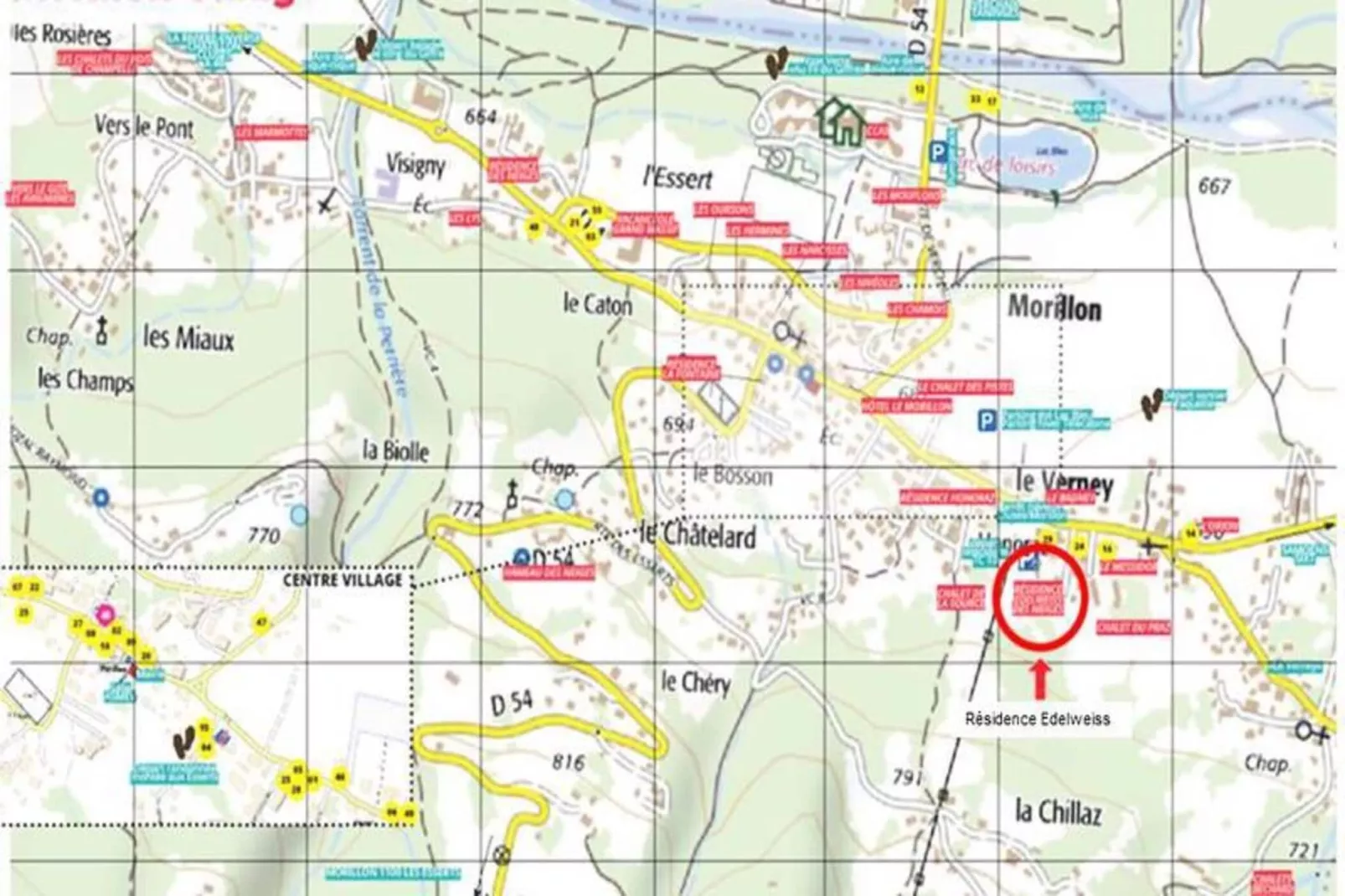 Résidence Edelweiss-Zones hiver à 1 km