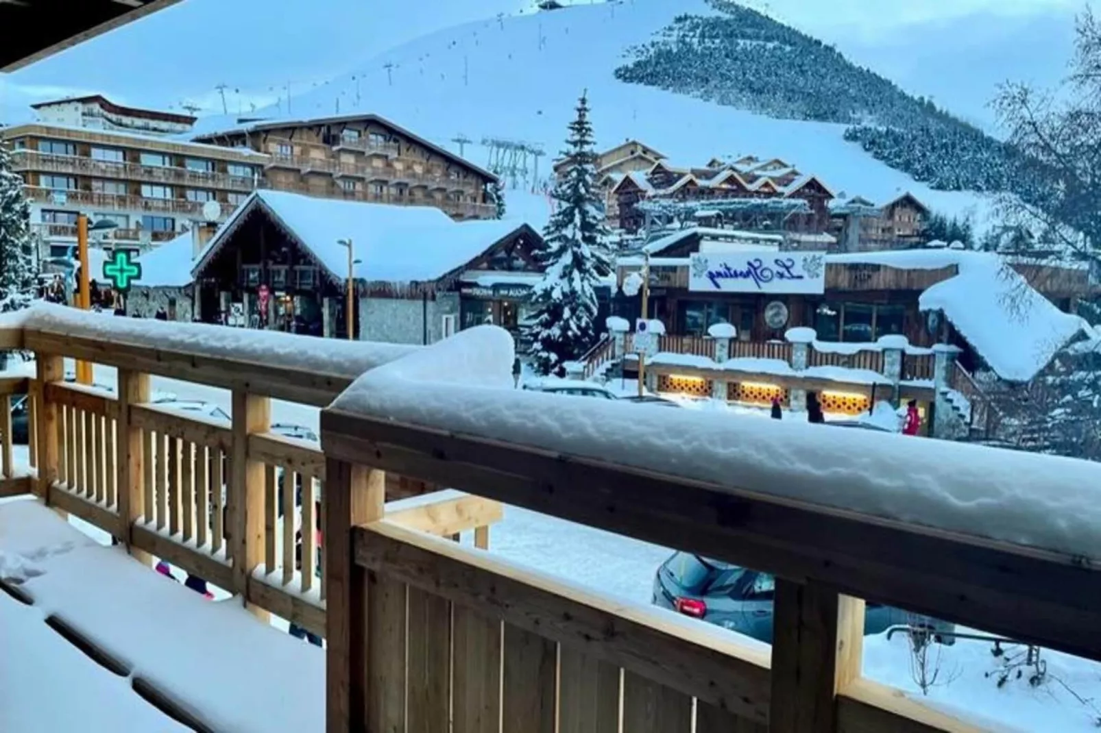 Résidence Res.de L'alpe - Terrasse/Balkon
