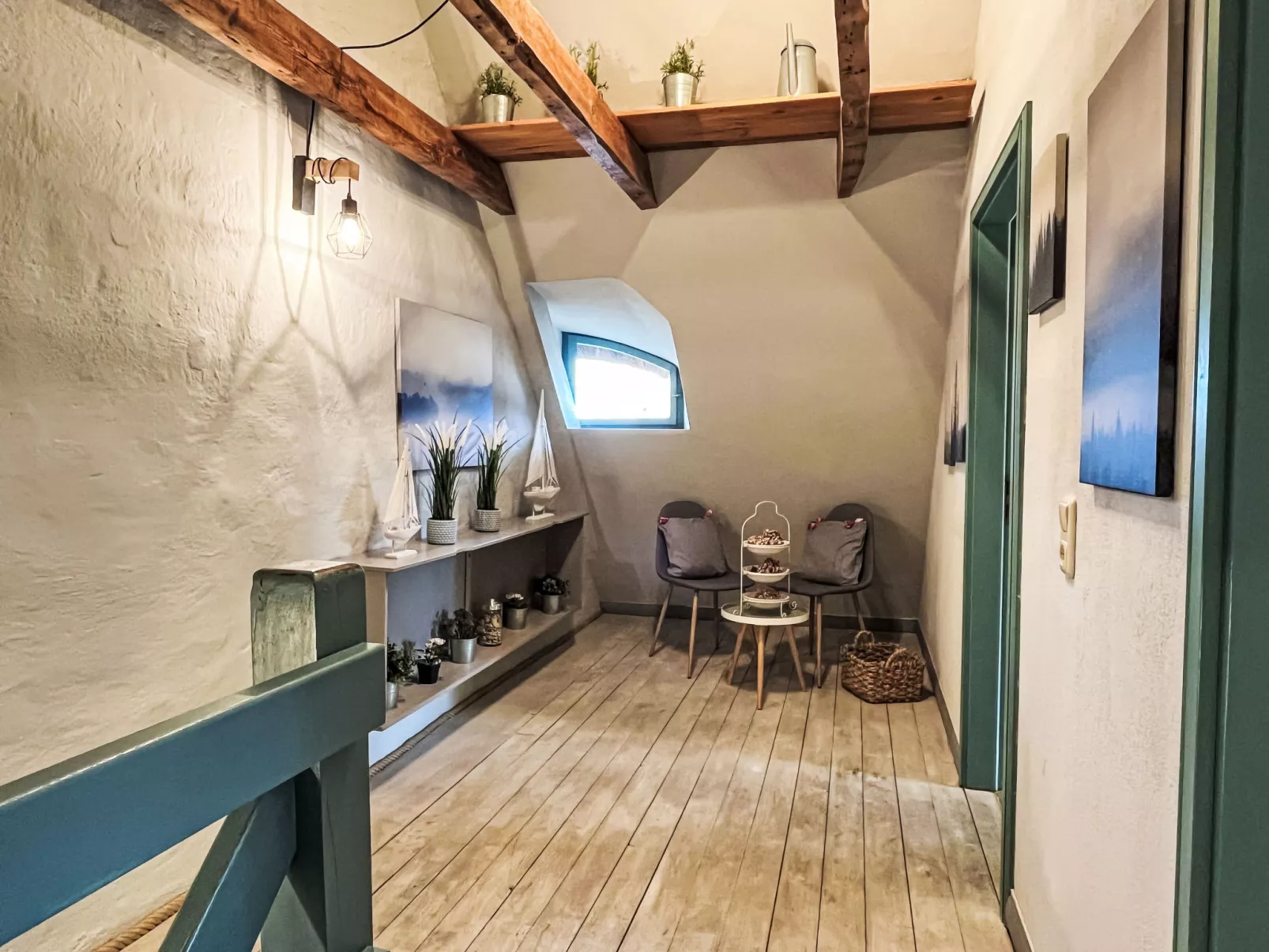 Reetgedecktes Ferienhaus Seelchen-Drinnen