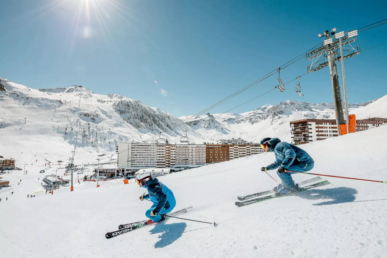 Appartement à Tignes avec accès direct aux pistes-Zones hiver à 5 km