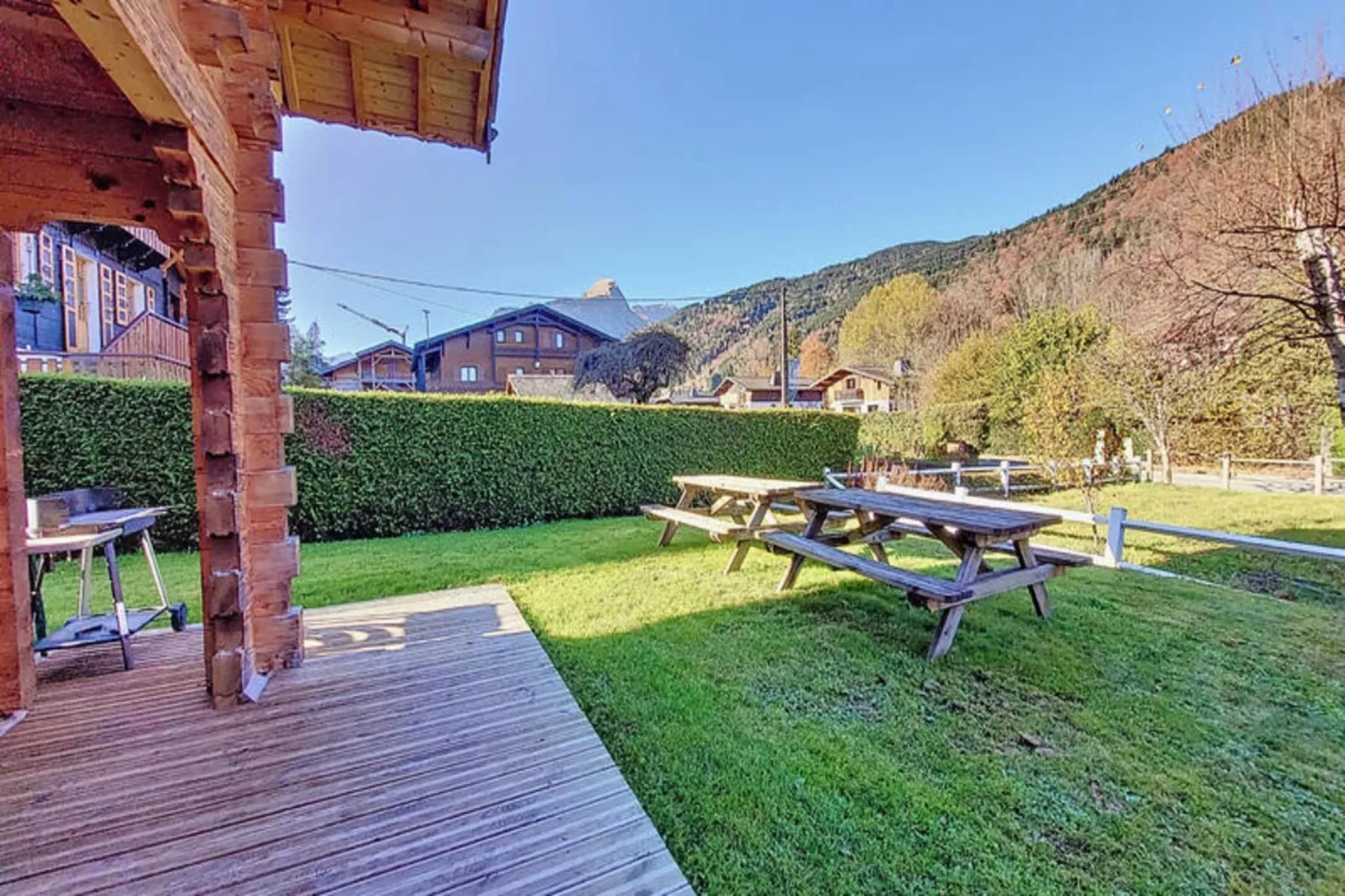 Chalets à Morzine-Terrasse/Balkon