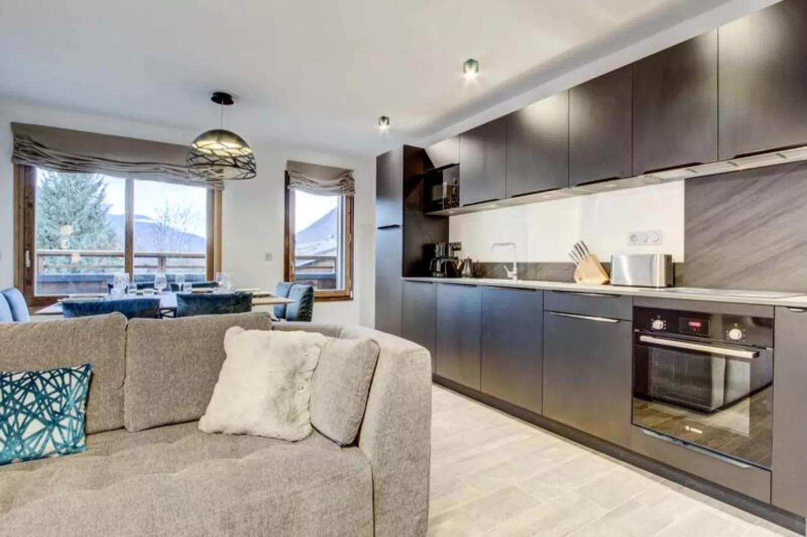 Résidence Echo Du Pleney - Außenbereich Winter