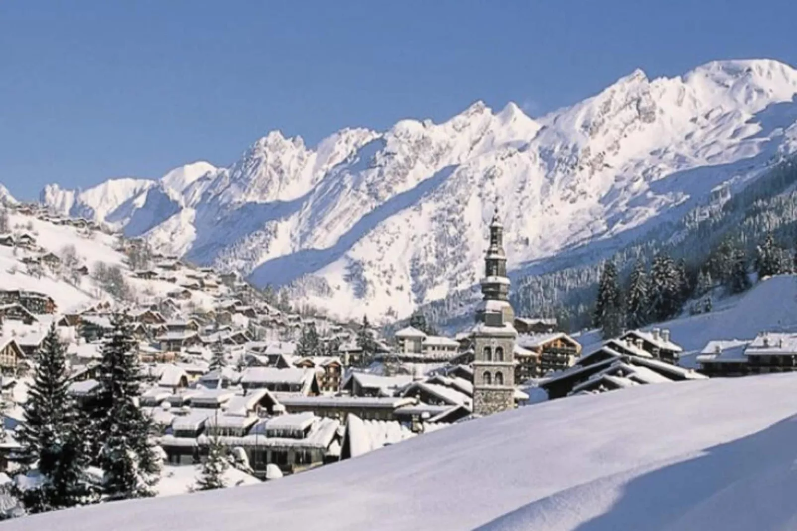 Appartements à La Clusaz-Vue d'hiver