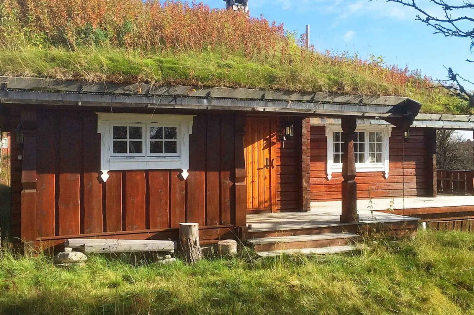 8 Personen Ferienhaus in Etnedal-By Traum-Außenbereich