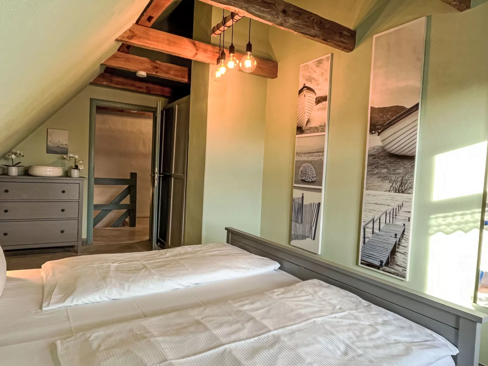 Reetgedecktes Ferienhaus Seelchen-Drinnen