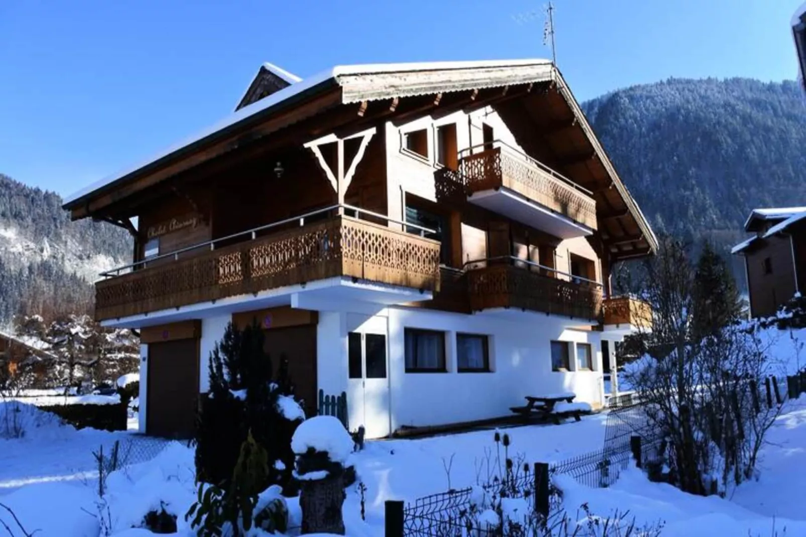 Chalet Avoreaz-Außenbereich Winter