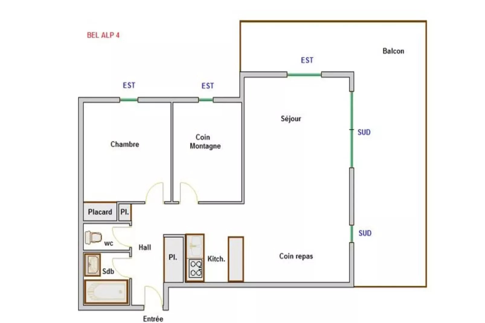 Résidence Bel Alp-Extérieur hiver