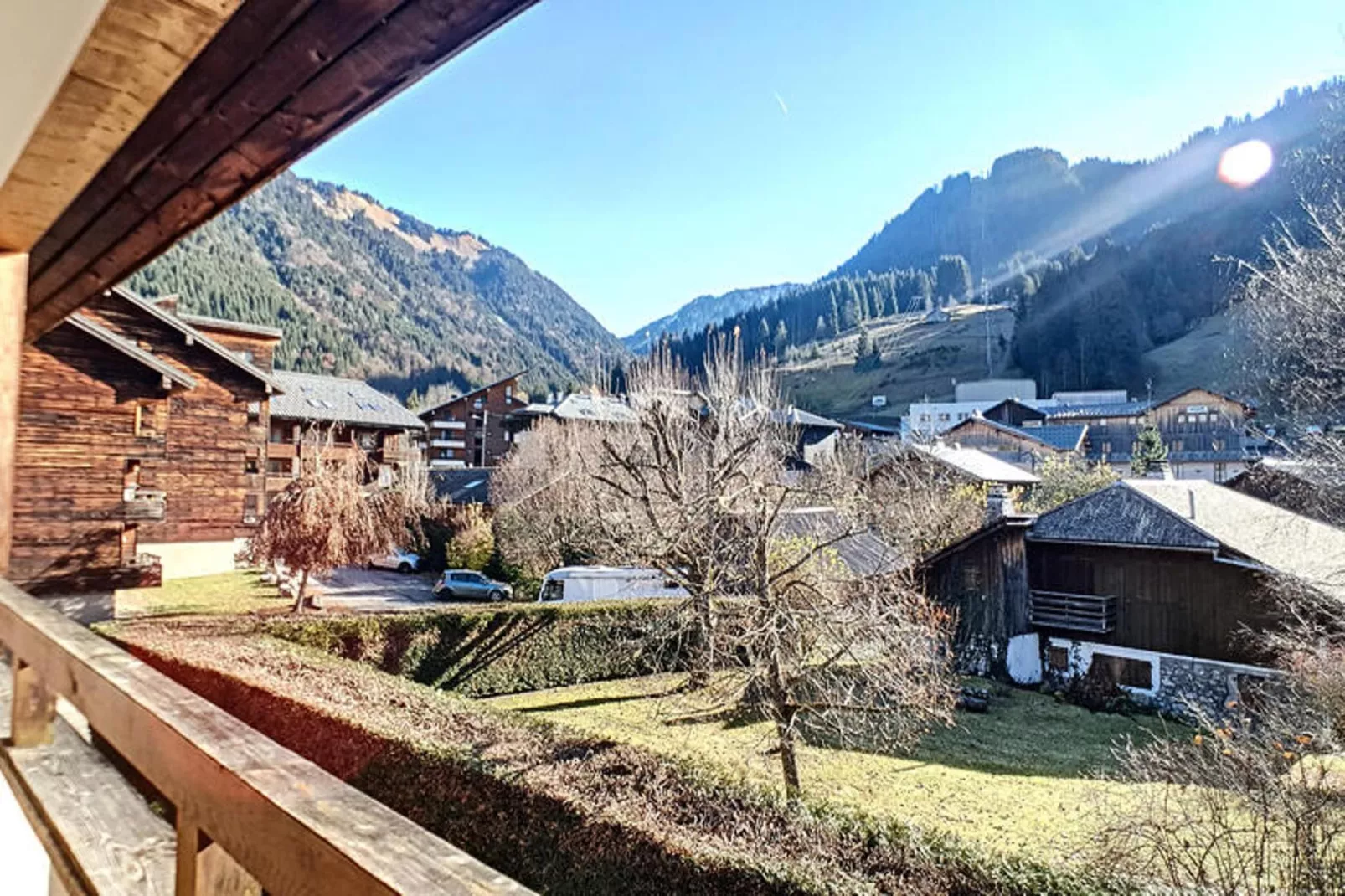 Appartements à Saint Jean d'Aulps-Terrasse/Balkon