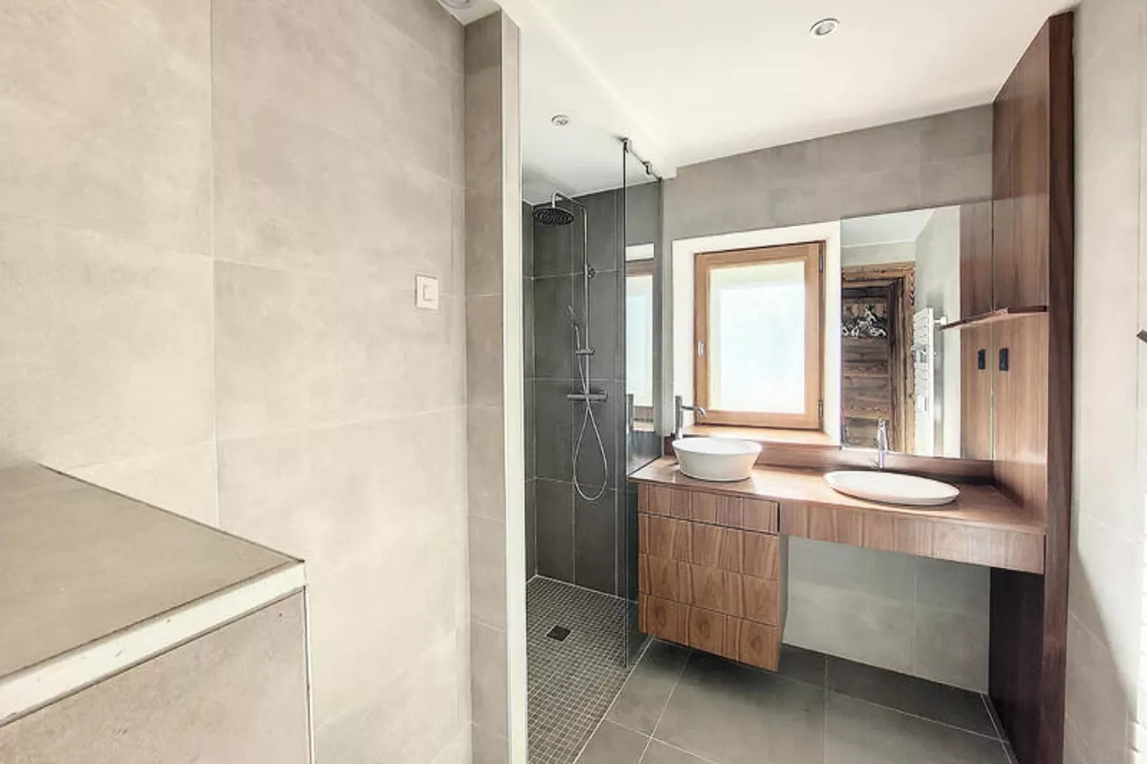 Appartements à Saint Jean d'Aulps-Badezimmer