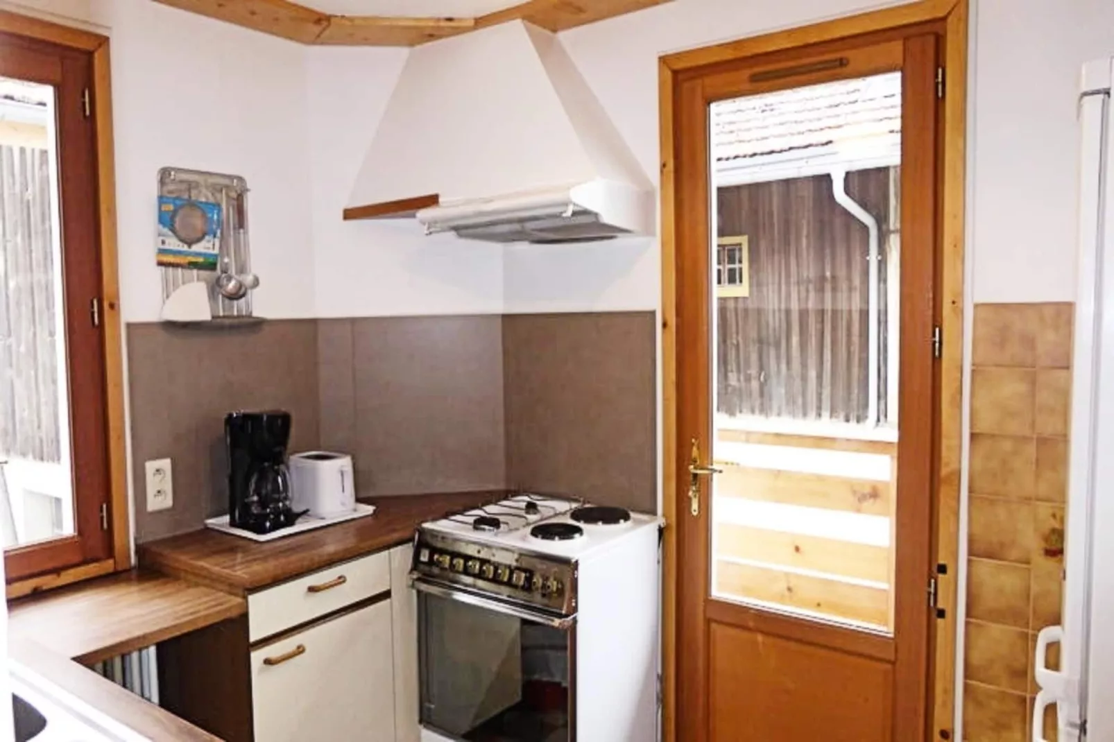 Chalet Pylone-Außenbereich Sommer