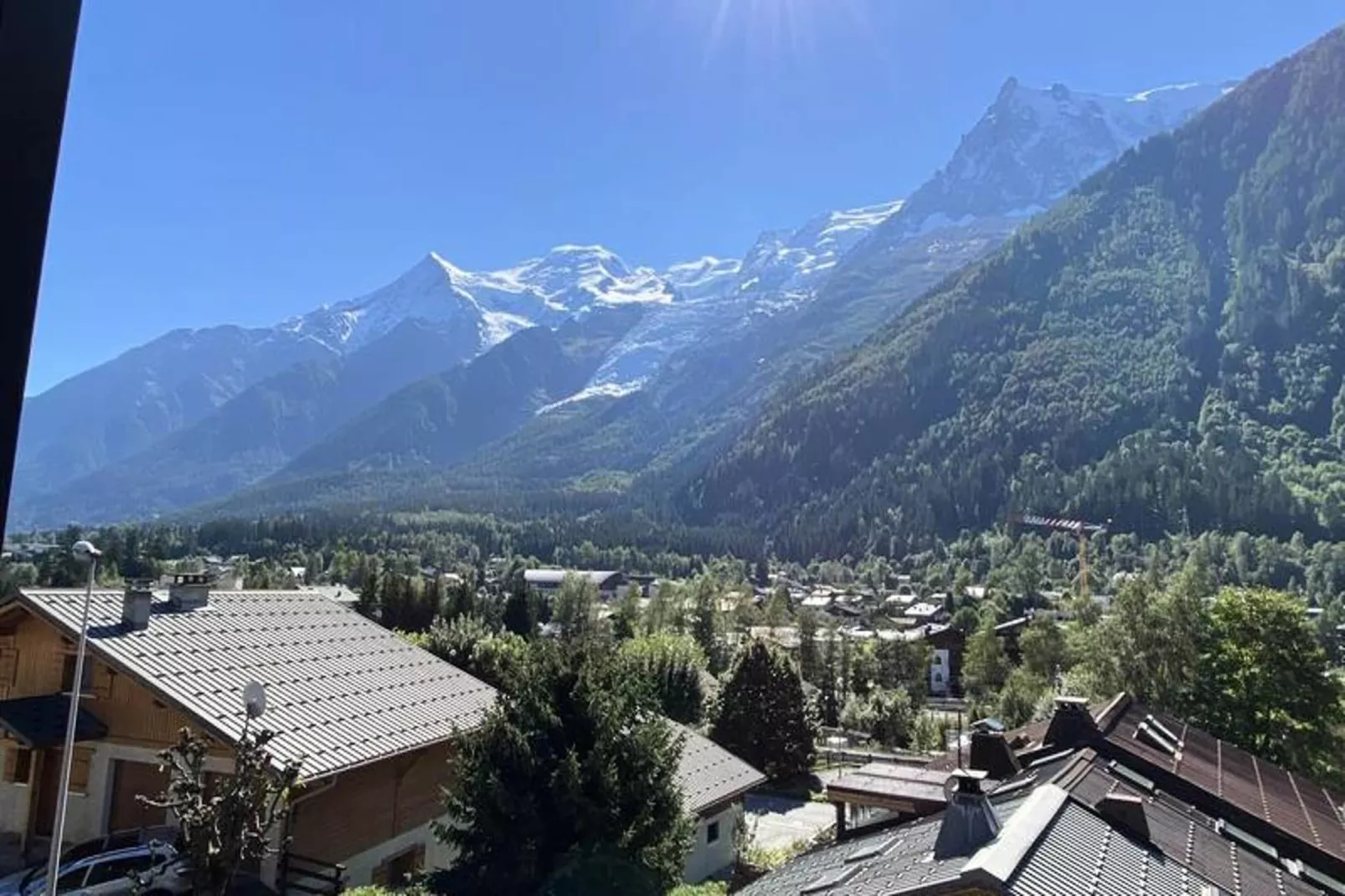 Résidence Les Deux Chamois-View in summer