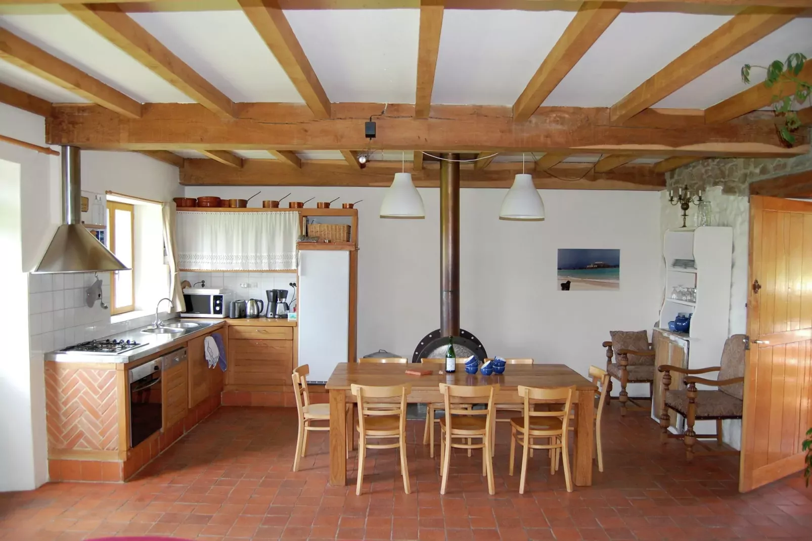 Les Volets Bleus-Dining room