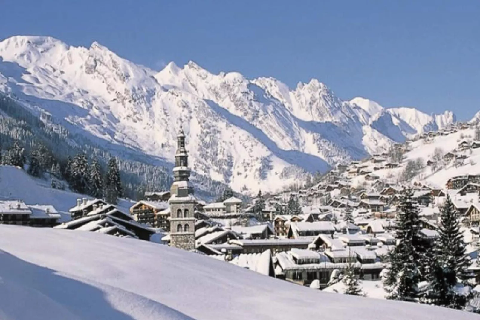 Appartements à La Clusaz-Vue d'hiver