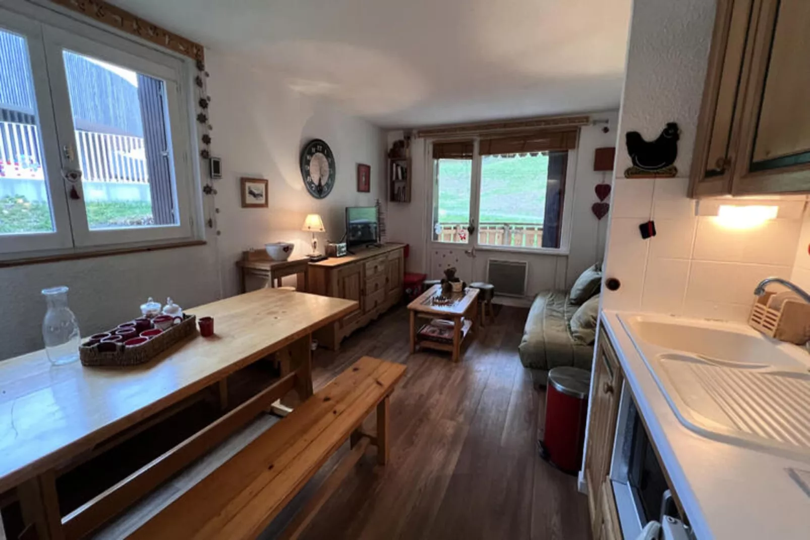 Appartements à La Clusaz-Exterior in summer