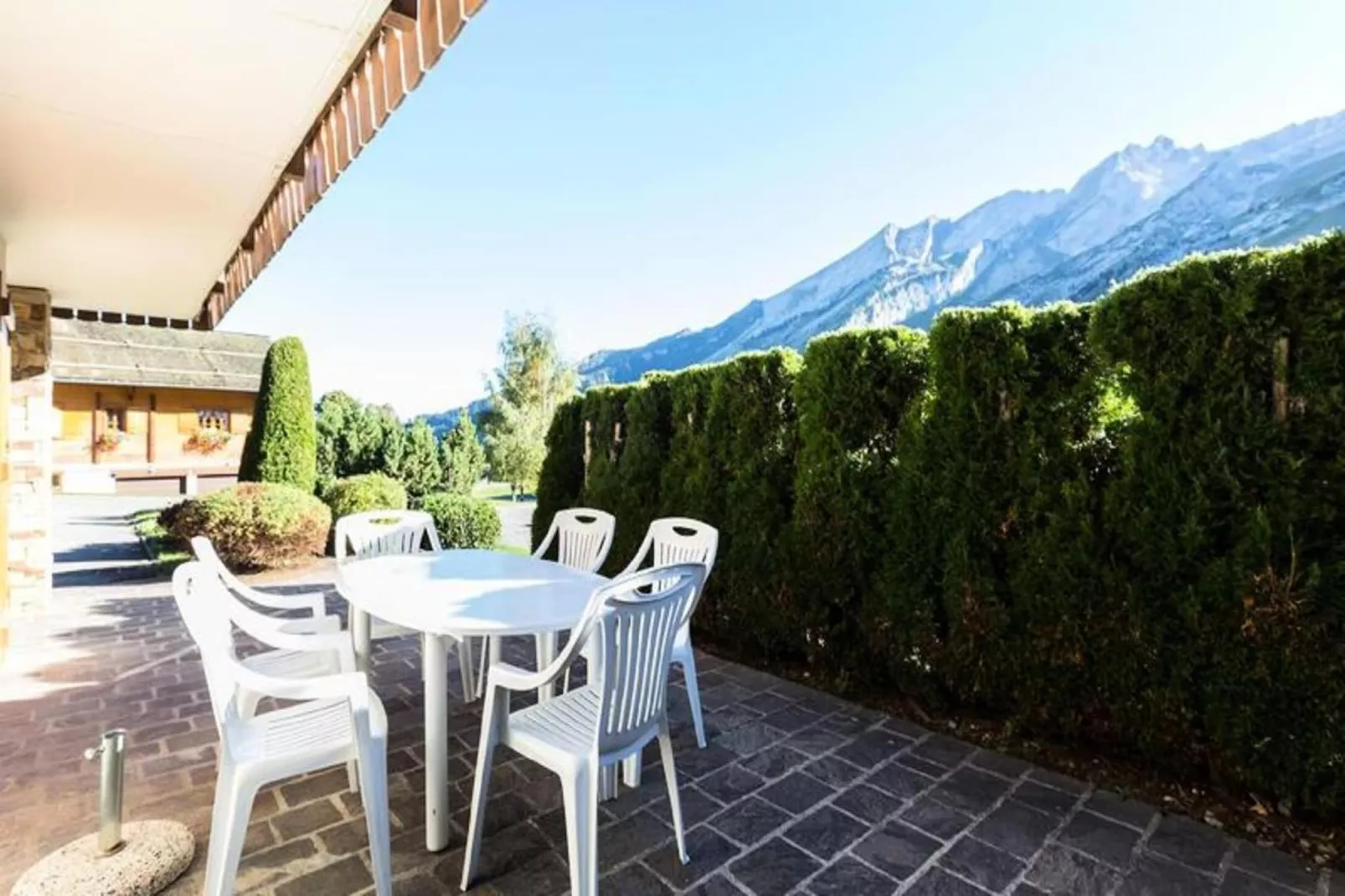 Chalet Gord-Terrasse/Balkon