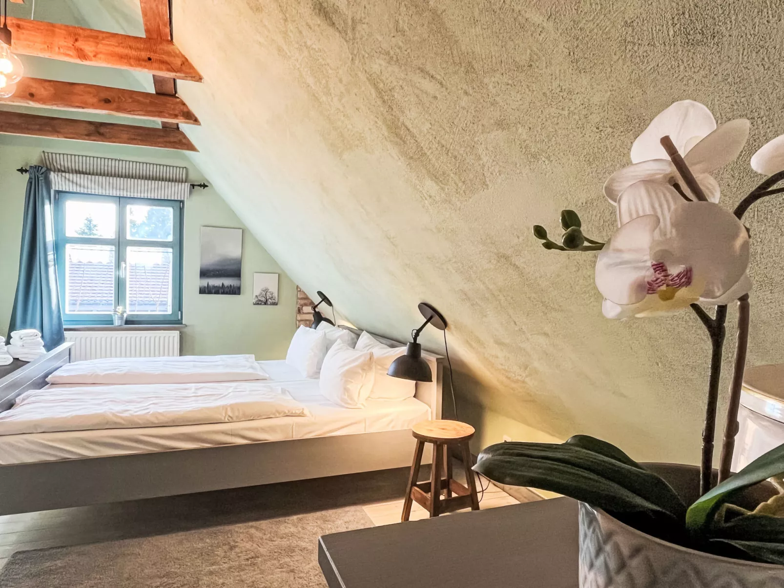 Reetgedecktes Ferienhaus Seelchen-Drinnen