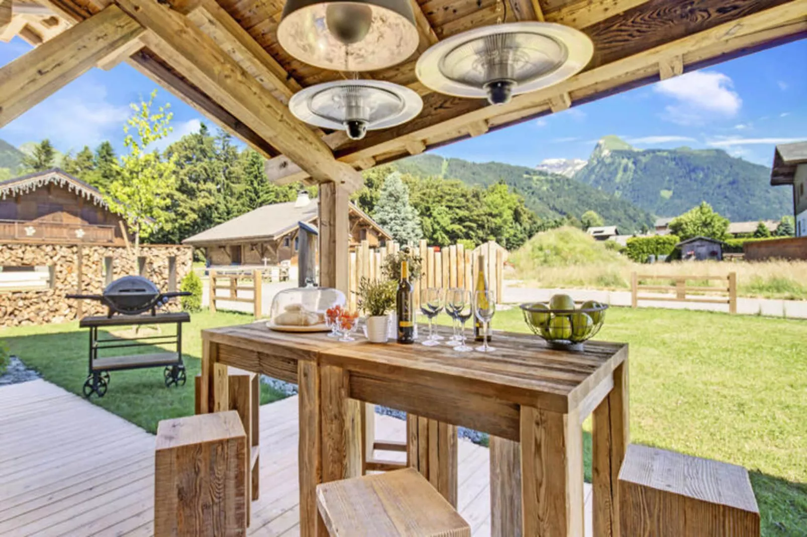 Chalet Ressource-Garten Sommer