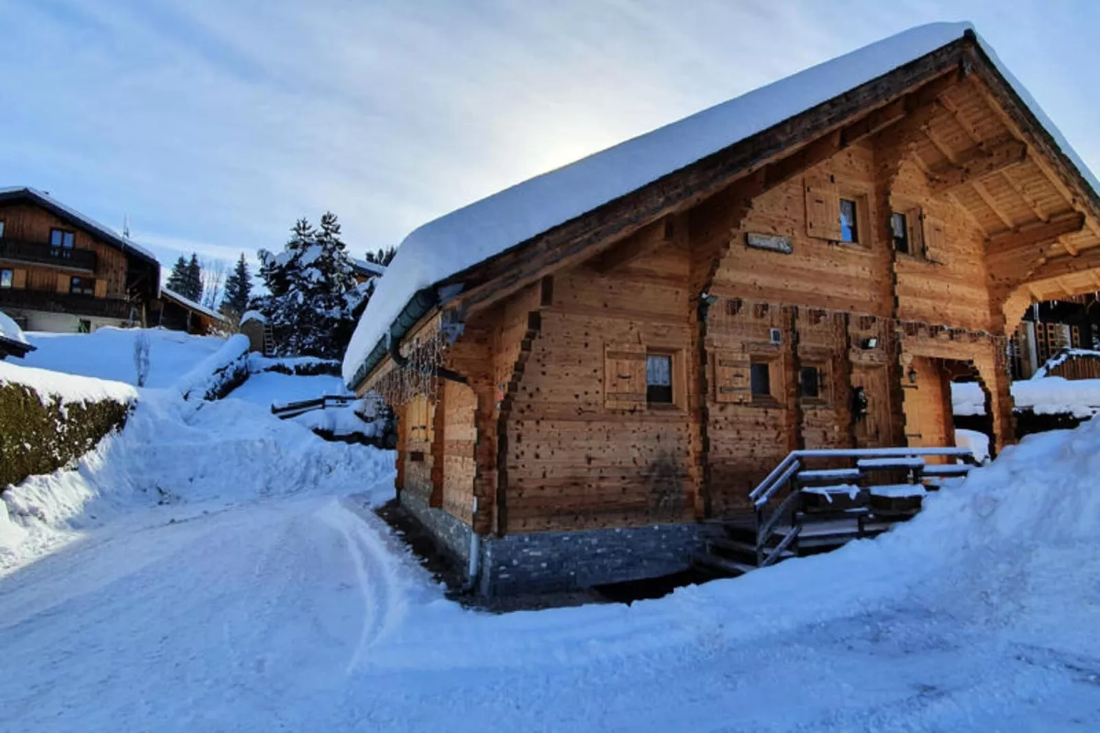 Chalets à Morzine-Außenbereich Winter