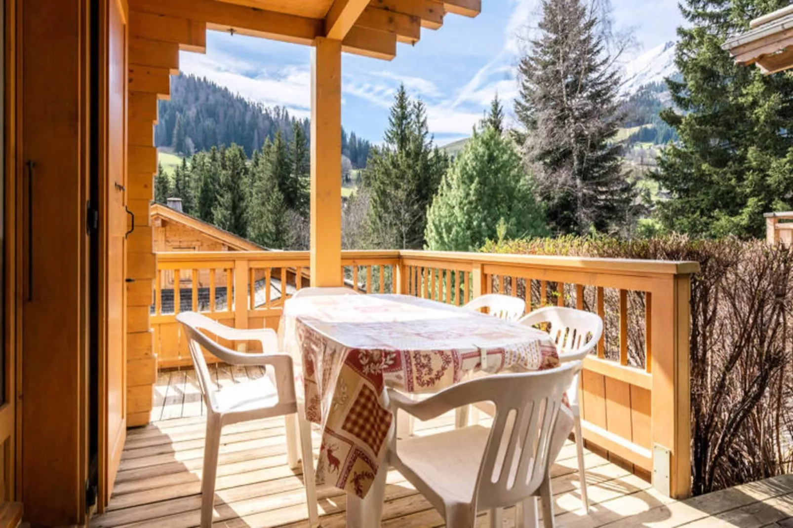 Chalet Gotty Joly L'bele-Terrace balcony